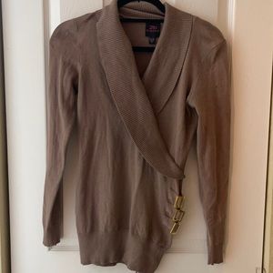 Cowl neck style sweater top
